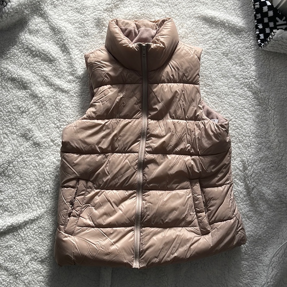 Medium Rose gold puffer vest